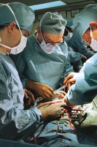 Dr. Debakey Operating on Patient