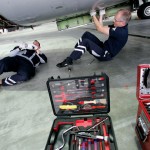 Roland Koch Inaugurates A380 Maintainance Hall