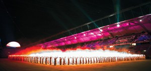 GB_WelcomeCast(forming_Qatari_flag)